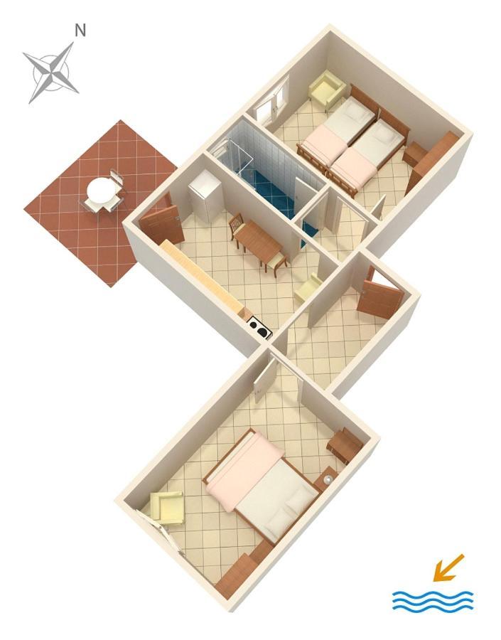 Apartment Zaglav 878A Kültér fotó